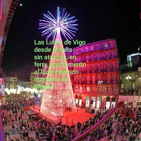 Rincon Del Mar Terrazas Y Vistas A La Ria De Vigo Lejlighed *